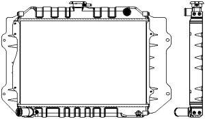 104046 Radiator Product Detail 3461-1086 - ADR Radiator