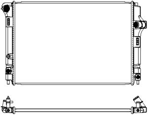 Product Detail 3461-7004 - ADR Radiator