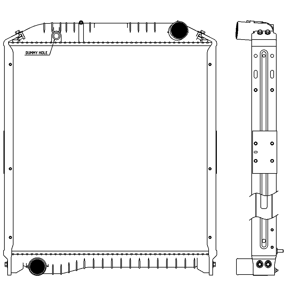 Csf 3192 Radiator Product Detail 3192-1007 - ADR Radiator