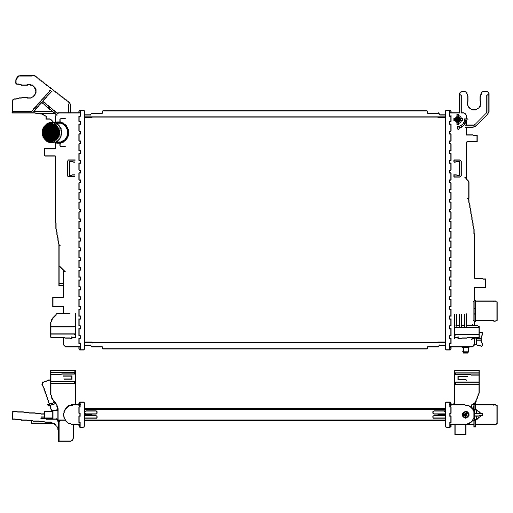 813197 Radiator Product Detail 3131-8519 - ADR Radiator